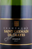 этикетка шампанское saint germain de crayes brut reserve 0.75л