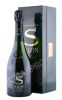 шампанское salon le mesnil blanc de blancs 2007г 0.75л в подарочной упаковке