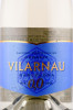 этикетка игристое вино vilarnau organic white 0.75л