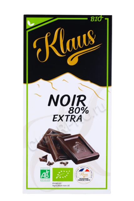 Шоколад Klaus Noir горький какао из Перу 100гр
