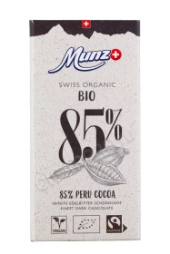 Шоколад Munz Органик горький с какао 85% 100г