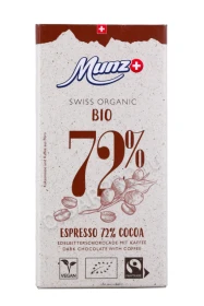 Шоколад Munz Органик горький с какао 72% 100г