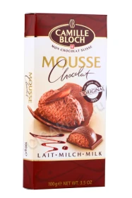 Шоколад Camille Bloch Mousse Milk молочный с начинкой из шоколадного мусса 100гр