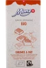 этикетка Шоколад Munz молочный 55% с карамелизированным фундуком и морской солью 100гр