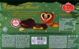 Контрэтикетка Набор шоколадных конфет Reber Mozart Сердечки 150г