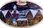 Этикетка Шоколадный набор Asbach Pralinen Privat Mischung с бренди 180гр