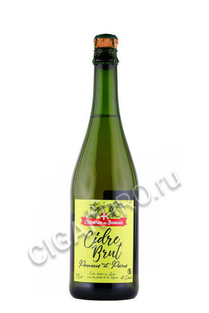 сидр cidre pommes poires brut 0.75л