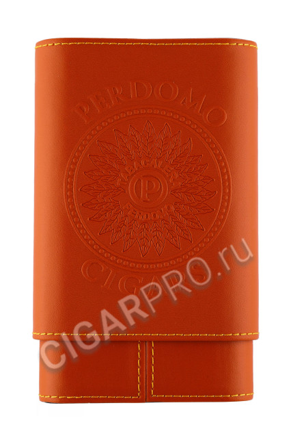 футляр для сигар perdomo travel brown