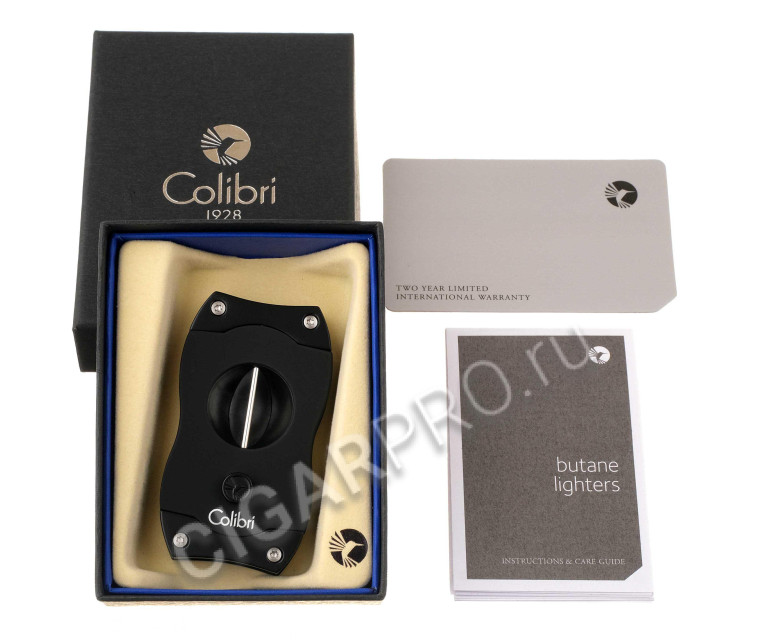 гильотина colibri v-cut, черная cu300t1