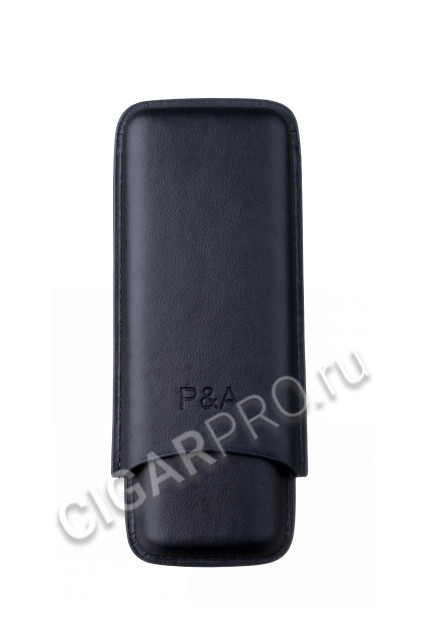 чехол p&a на 2 сигары cohiba behike 56, кожа t1351-black