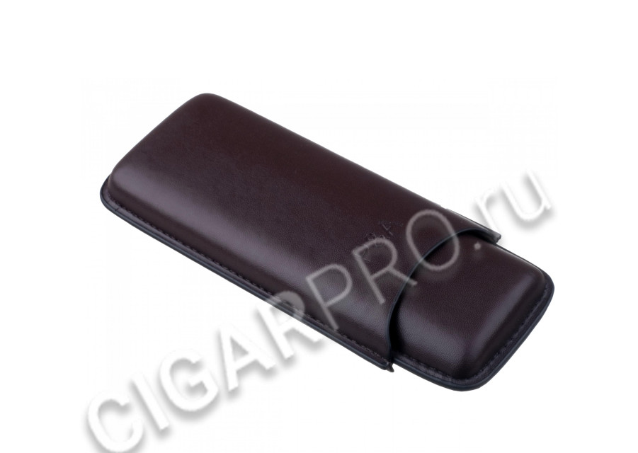 чехол p&a на 2 сигары cohiba behike 56, кожа t1351-brown