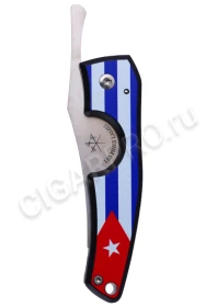 Сигарный нож Les Fines Lames Le Petit Flag Cuba Dark Wood
