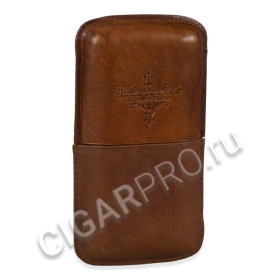 купить футляр gurkha на 3 сигары co985 brandy