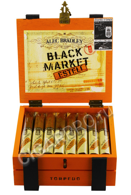 сигары alec bradley black market esteli torpedo
