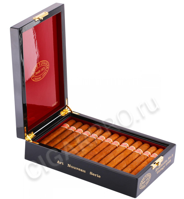 сигары art nouveau serie romeo y julieta exhibición №3 vintage 2005