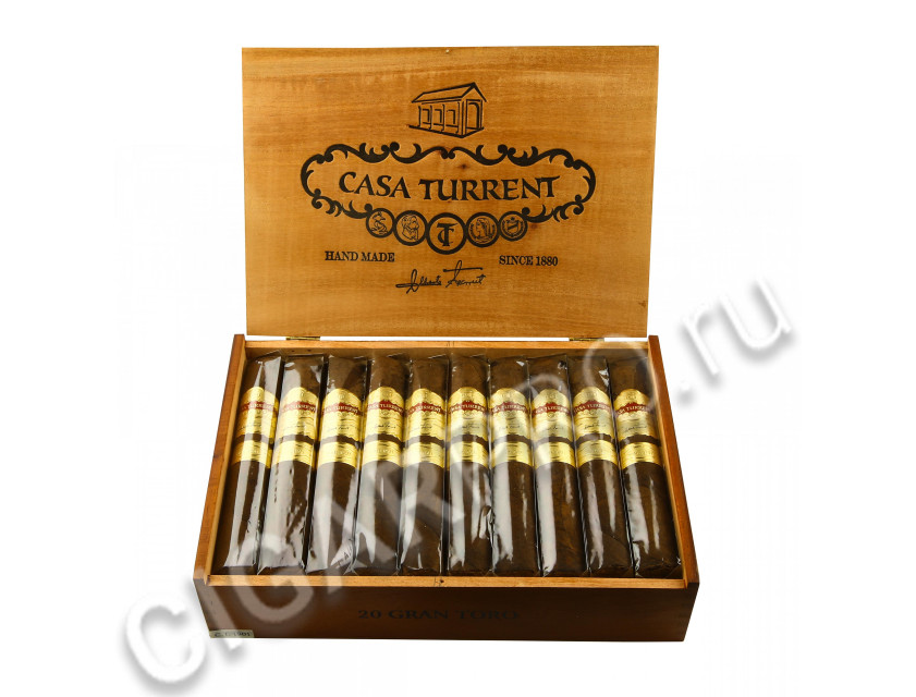 сигары casa turrent 1901 gran toro maduro