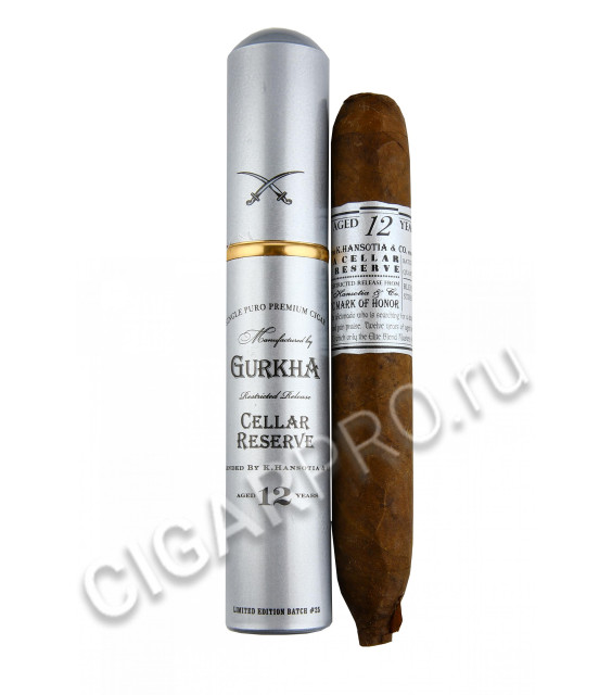 gurkha cellar reserve 12 platinum tubos