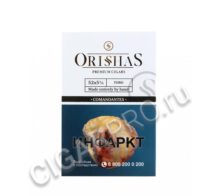 сигары orishas comandantes 52x5 3/4 toro цена