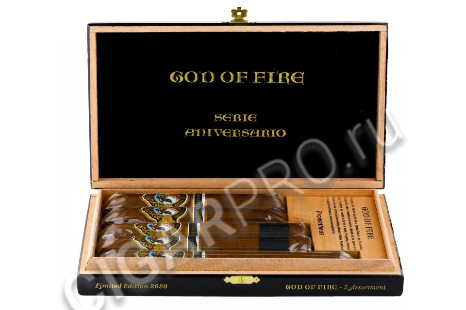 сигары god of fire serie aniversario cigar assortment