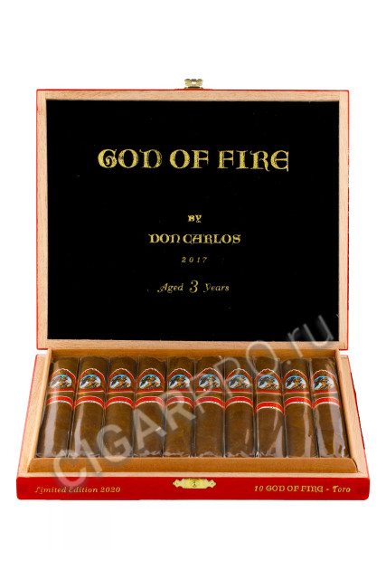 сигары god of fire by don carlos toro limited edition 2020