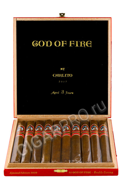 cигары god of fire by carlito double corona