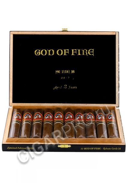 cигары god of fire serie b robusto gordo limited edition 2020