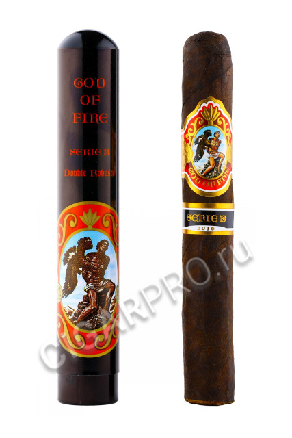 god of fire serie b double robusto tubos limited edition 2019