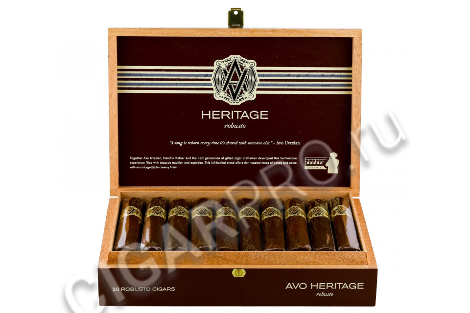 сигары avo heritage robusto