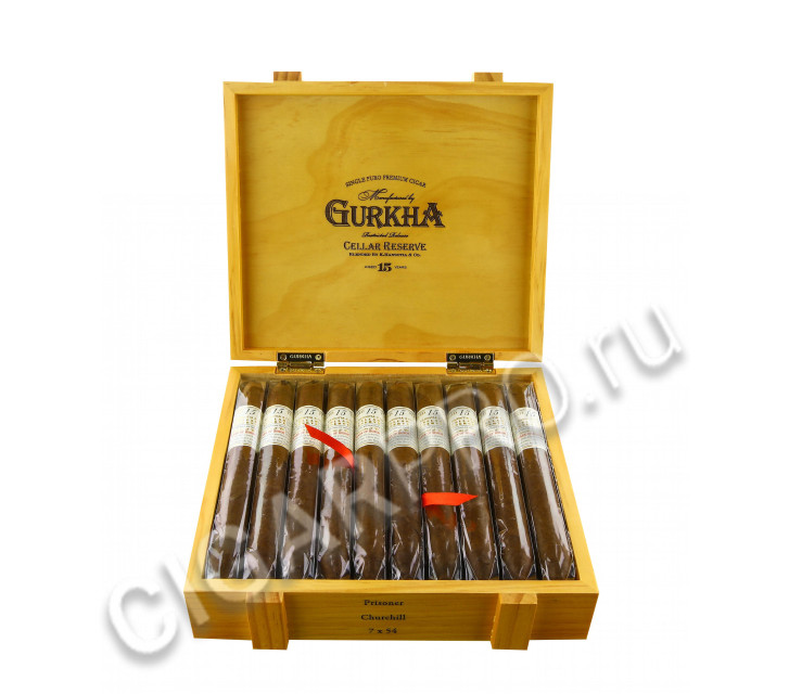 сигары gurkha cellar reserve aged 15 years prisoner churchill купить