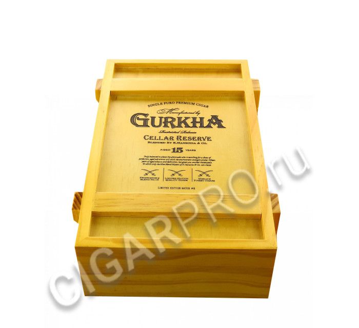 gurkha cellar reserve 15 years solara double robusto купить