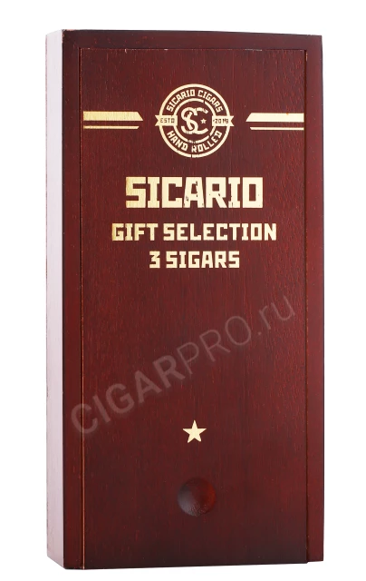 Подарочная коробка сигар Sicario Gift Selection 3 cigars