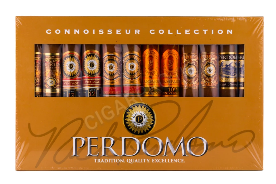 Подарочная коробка cигар Perdomo Connoisseur Collection Epicure Connecticut