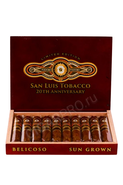 Perdomo Limited Edition San Luis Tobacco 20th Anniversary Belicoso Sun Grown