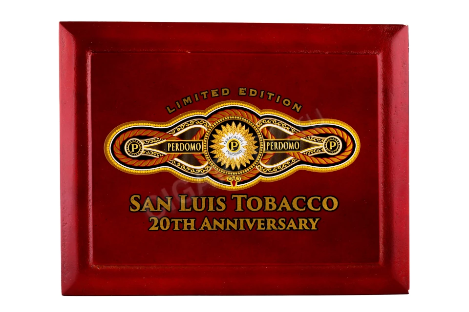 Подарочная коробка Сигар Perdomo Limited Edition San Luis Tobacco 20th Anniversary Belicoso Sun Grown