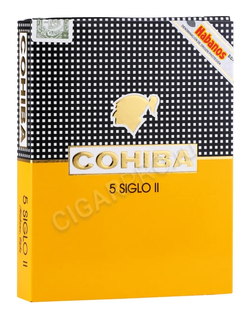 Упаковка из 5 сигар Cohiba Siglo II