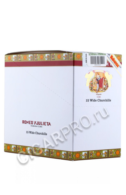 сигары romeo y julieta wide churchills tubos