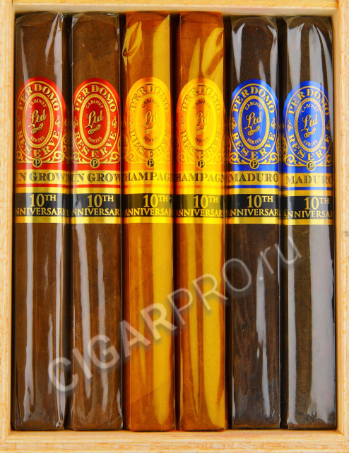 perdomo reserve 10 year anniversary epicure gift pack купить