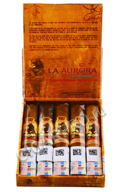 сигары la aurora 1495 connoisseur selection