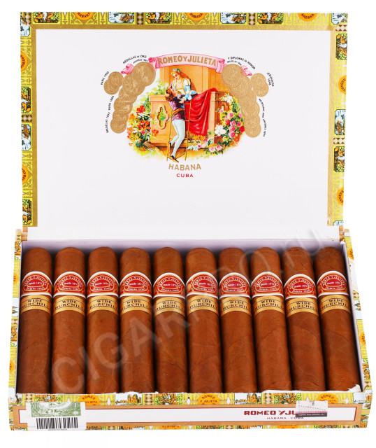 сигары romeo y julieta wide churchills 10 штук