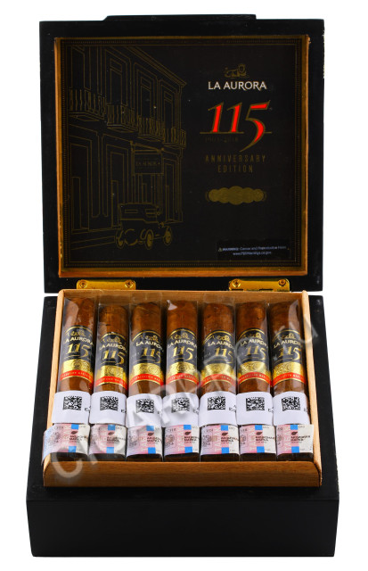 сигары la aurora 115th anniversary edition robusto