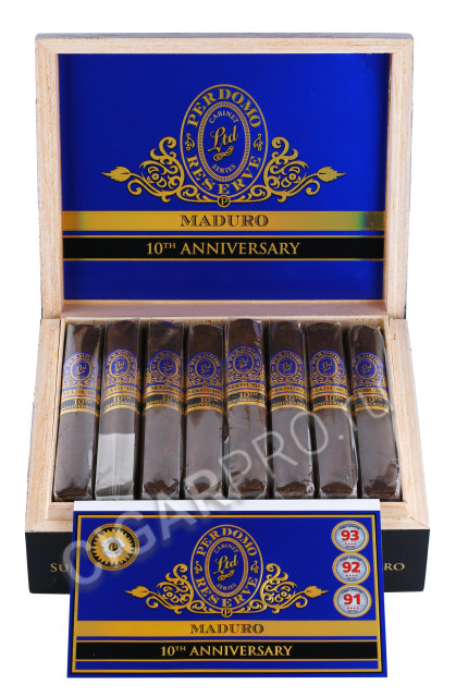 сигары perdomo reserve 10th anniversary maduro super toro