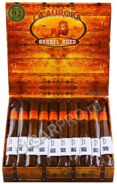 сигары la aurora barrel aged churchill