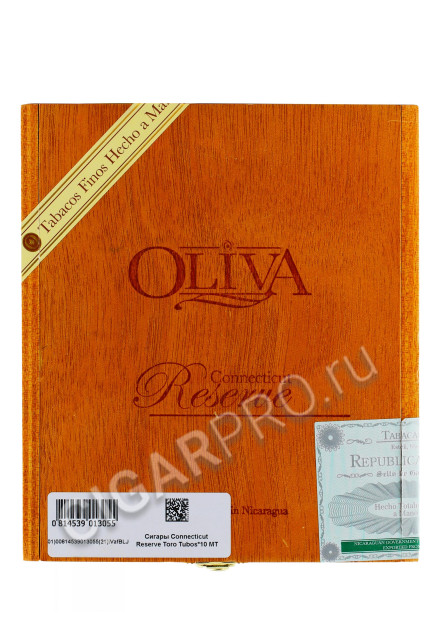 сигары oliva connecticut reserve toro tubos цена