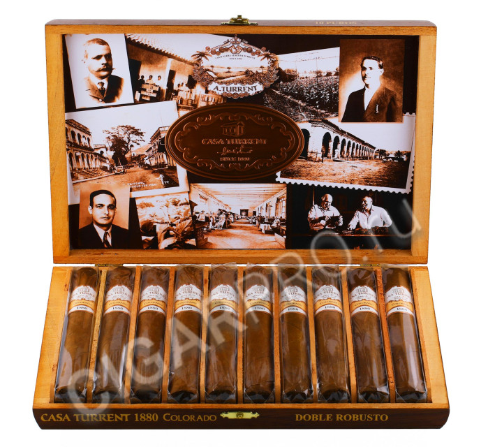 сигары casa turrent 1880 double robusto colorado