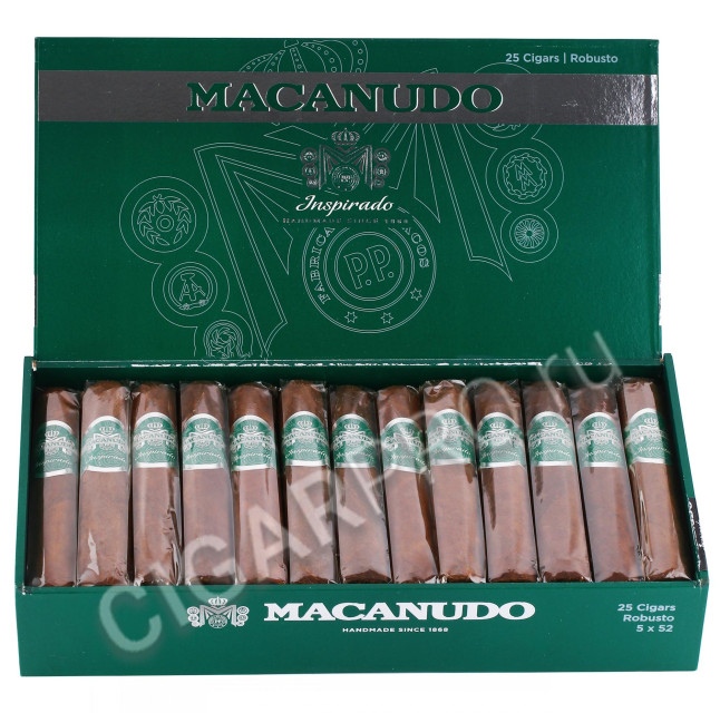 сигары macanudo inspirado green robusto