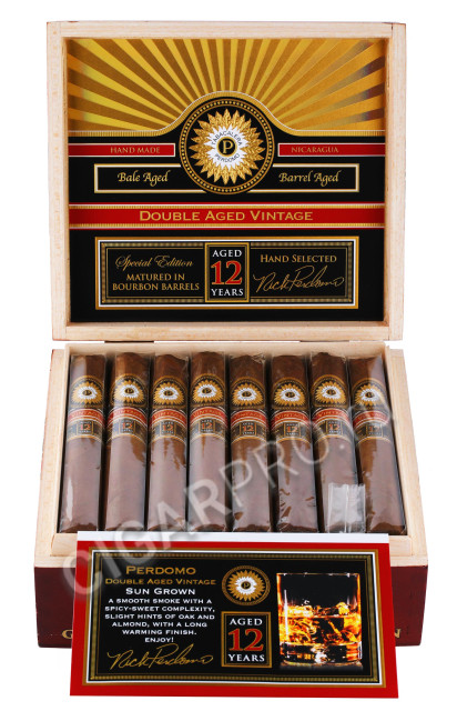 сигары perdomo double aged 12 year vintage sun grown gordo