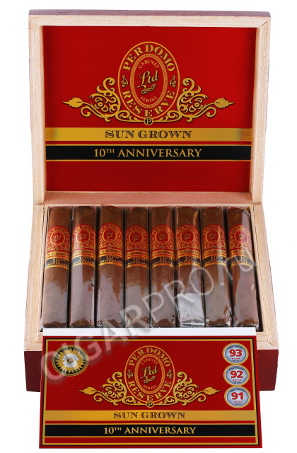 сигары perdomo reserve 10th anniversary sun grown epicure