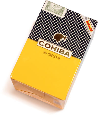 cohiba siglo iii в бумажной упаковке