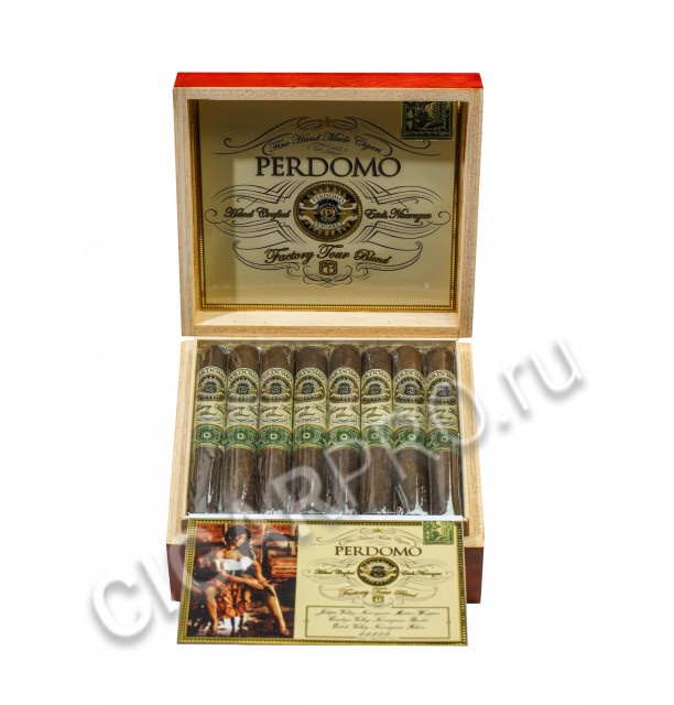 сигары perdomo factory tour blend maduro epicure