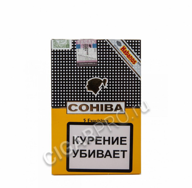 cohiba exquisitos в бумажной упаковке